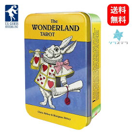 【英語版】 ワンダーランドタロット 缶入り ユーエスゲームス ライダー版 78枚 占い フォーチュンカード The Wonderland Tarot in a Tin