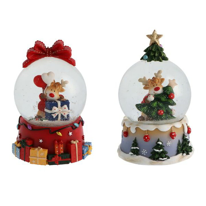 楽天市場 スノードーム M トナカイ プレゼント クリスマス Xmas スノーグローブ インテリア 飾り 置物 ギフト マークス Online Mark S 手帳 雑貨