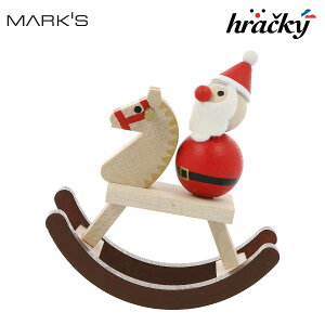 ハラチキ 手のひら人形・木馬 サンタクロース クリスマス 手作り インテリア 卓上 飾り おしゃれ かわいい ギフト プレゼント 木製 ヨーロッパ雑貨 マークス