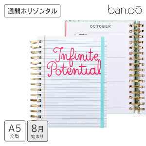 Ban.do oEh[ 蒠 2026 XPW[ _CA[ 2025N8n܂ Tԃz]^ A5ό^ INFINITE POTENTIAL~fBA WO XebJ[t COfUC T  EB[N[ }