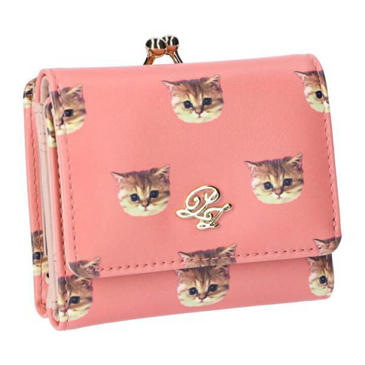 楽天市場 ポール ジョー アクセソワ 口金ミニ財布 ヌネット ピンク 猫 ねこ Online Mark S 手帳 雑貨