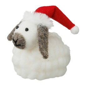 モコモコアニマル・ウサギ クリスマス 飾り 雑貨 インテリア 飾り置物 プチギフト うさぎ ラビット マークス X'mas かわいい ギフト プレゼント