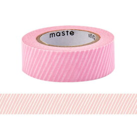 マスキングテープ 手帳 水性ペンで書けるマスキングテープ 小巻 「マステ」 ストライプ ピンク マークス