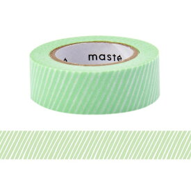 【5/10限定！抽選で最大100％ポイントバック（エントリー必須）】マスキングテープ 手帳 水性ペンで書けるマスキングテープ 小巻 「マステ」 ストライプ グリーン 緑 みどり マークス