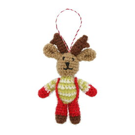 ニットオーナメント・マスコット ニット リース ハンドメイド クリスマス X'mas ネパールから届いたエシカルなフェルトこもの マークス サンタクロース クリスマスツリー ハリネズミ クマ いぬ とり 雪だるま トナカイ ウサギ プレゼント ギフト かわいい