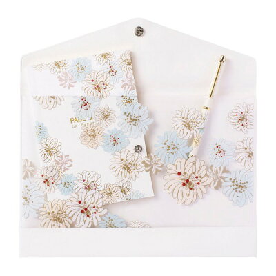 楽天市場 フラットケース ポールアンドジョー ステーショナリーケース A5 クリザンテーム ホワイト ポール ジョー ラ パペトリー マークス Onlinemark S Inc 手帳 雑貨