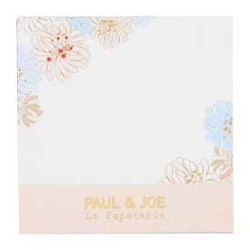 ポールアンドジョー メッセージカードセット クリザンテーム・ホワイト メモ 手紙 一筆箋 花柄 おしゃれ かわいい ポール&ジョー ラ・パペトリー PAUL&JOE マークス