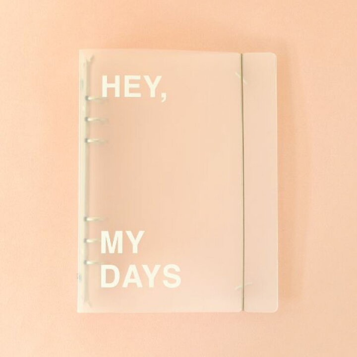 楽天市場 リングバインダー A5 半透明 ファイル システム手帳 韓国 文具 おしゃれ かわいい スタディプランナー Paperian ぺーパーリアン Online Mark S 手帳 雑貨