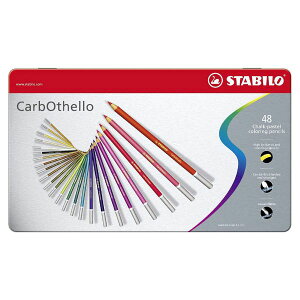 STABILO �X�^�r�� �J�[�u�I�e�� 48�F�Z�b�g �F���M 4.4mm ���ʃp�X�e���F���M �����F���M ���� �F���M�Z�b�g �����F ���i���痿 �ڂ��� �d�˓h�� �ό��� �Ȃ߂炩 �����₷�� �؎� �h��G �ʂ肦 