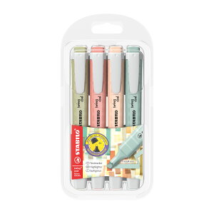 STABILO �X�^�r�� �X�C���O�N�[�� �l�C�`���[�J���[ 4�F�Z�b�g �����݃J���[ �u���y�� 4�F�Z�b�g �p�X�e���J���[ ���킢�� ���[�� �����C���N ���� �`�[���`�b�v ���ڂ肵�ɂ��� �׋� �������