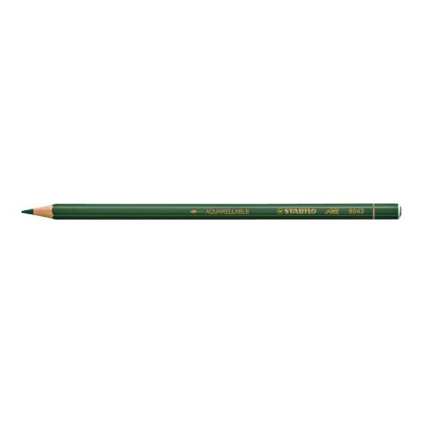 ガラス 金属など 上品 あらゆる表面に書ける色鉛筆 オール 12本セット 3.3mmグリーン スタビロ STABILO 色鉛筆 本日限定