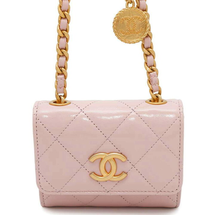 楽天市場】シャネル チェーンウォレット マトラッセ ココマーク CHANEL 
