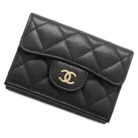 シャネル 三つ折り財布 マトラッセ ココマーク クラシック スモール フラップ ウォレット AP0230 CHANEL 財布 黒 シャネル 三つ折り財布 財布 シャネル レディース CHANEL WALLET