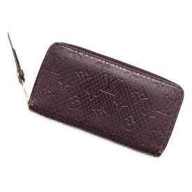 ルイヴィトン 長財布 パイソン ジッピー・ウォレット N91449 LOUIS VUITTON 財布 【安心保証】 【中古】 ルイ・ヴィトン 財布 LOUIS VUITTON WALLET 中古