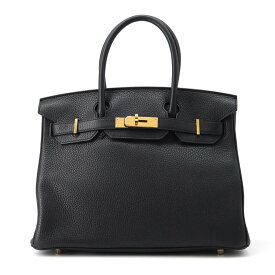 エルメス バーキン30 ブラック/ゴールド金具 トリヨンクレマンス T刻印 HERMES Birkin ハンドバッグ 黒 【安心保証】 【中古】 エルメス バーキン エルメス バッグ エルメス レディース HERMES Birkin HERMES BAG