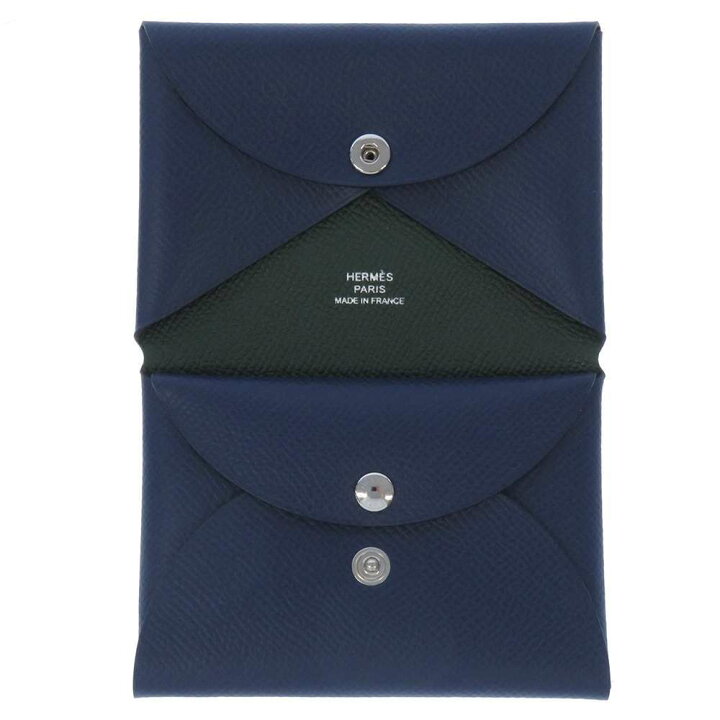 楽天市場】エルメス コインケース カルヴィデュオ ヴェルソ ブルー  