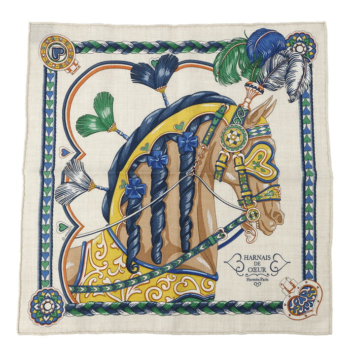 楽天市場】エルメス スカーフ カレ45 ガヴロッシュ アルネ ドゥ クール  