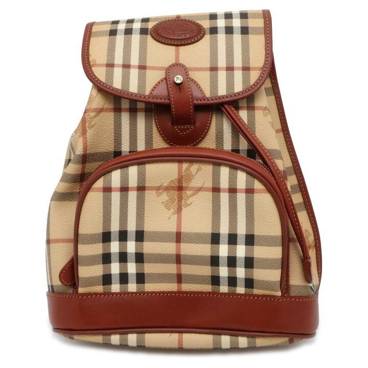 楽天市場】バーバリー リュック ノバチェック レザー BURBERRY バッグ