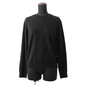 エルメス セーター Hリフト ロングスリーブニット カシミヤ 長袖 レディースサイズ44 HERMES トップス 黒 エルメス トップス エルメス レディース HERMES 新品