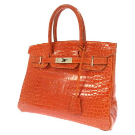 エルメス バーキン30 ポティロン/シルバー金具 ポロサス シャイン HERMES Birkin ハンドバッグ 【安心保証】 【中古】 エルメス バーキン エルメス バッグ エルメス レディース HERMES Birkin HERMES BAG