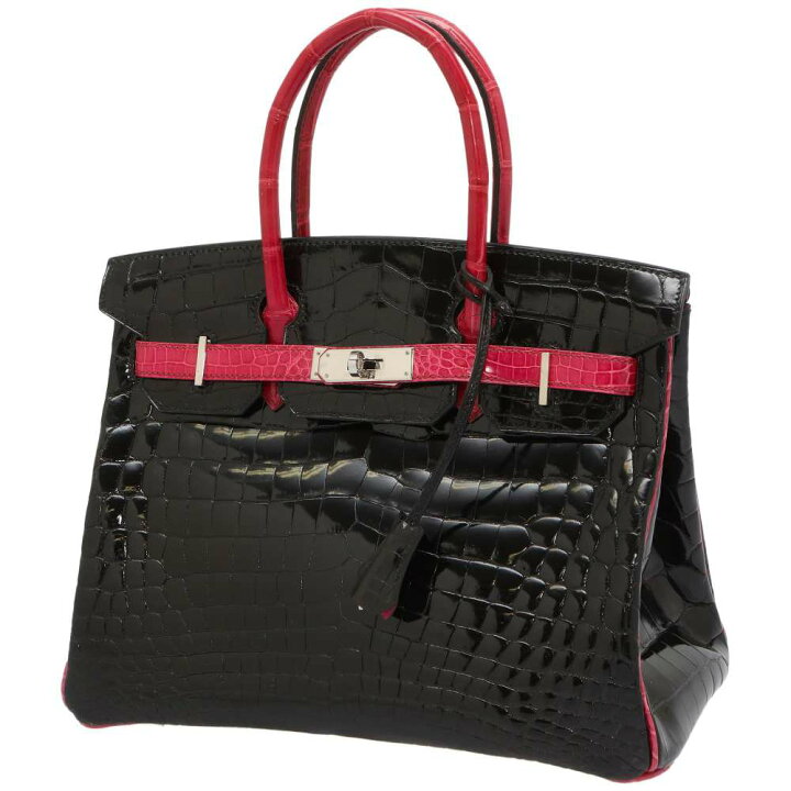 楽天市場】エルメス バーキン30 ブラック/ローズシェヘラザード 