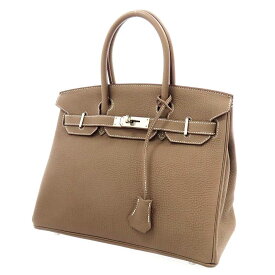 エルメス バーキン30 エトゥープ/シルバー金具 トゴ U刻印 HERMES Birkin ハンドバッグ 【安心保証】 【中古】 エルメス バーキン エルメス バッグ エルメス レディース HERMES Birkin HERMES BAG