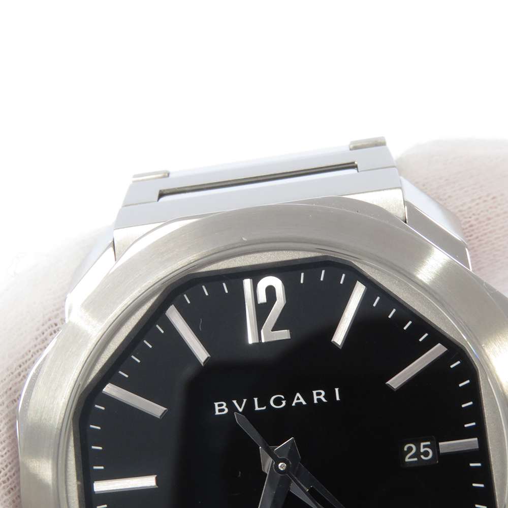 楽天市場】ブルガリ オクト ローマ OC41BSSD BVLGARI 腕時計 黒文字盤
