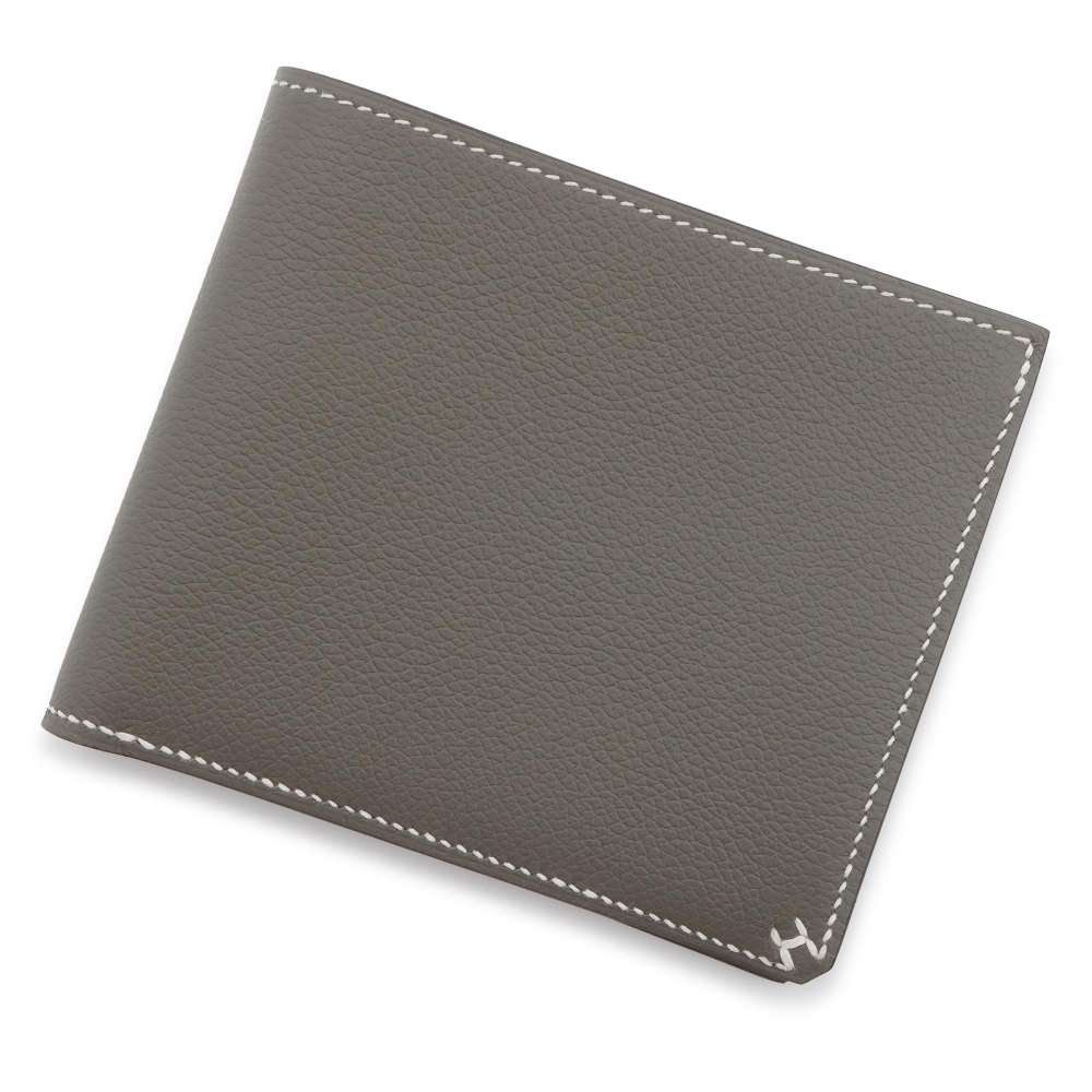 男の品格があがるおしゃれなハイブランドの高級財布は、エルメスの二つ折り財布 セリエ コンパクト