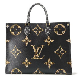 ルイヴィトン トートバッグ モノグラム・ジャングル オンザゴーGM M44674 LOUIS VUITTON レオパード ゼブラ 【安心保証】 【中古】 ルイ・ヴィトン バッグ LOUIS VUITTON BAG 中古