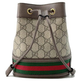 グッチ ショルダーバッグ GGスプリーム オフィディア ミニバケットバッグ 550620 GUCCI 巾着バッグ 【安心保証】 【中古】 グッチ GGスプリーム バッグ GUCCI BAG