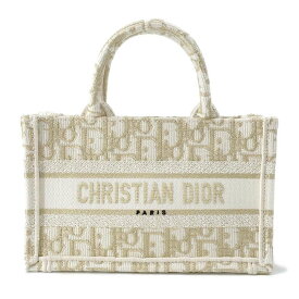 ディオール ハンドバッグ ブックトート ミニ オブリーク S5573CTQR_M981 2wayショルダー トロッター 白 【安心保証】 【中古】 クリスチャン・ディオール バッグ クリスチャン・ディオール レディース Christian Dior BAG
