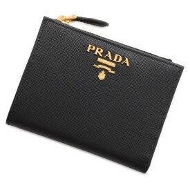 プラダ 二つ折り財布 サフィアーノ マルチカラー レザー 1ML050 PRADA 財布 黒 【中古】 プラダ 財布 プラダ レディース PRADA WALLET