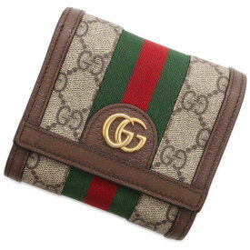 グッチ 二つ折り財布 オフィディア GGスプリーム 598662 GUCCI 財布 コンパクトウォレット 【安心保証】 【中古】 グッチ 財布 グッチ GUCCI WALLET