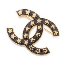 シャネル ブローチ ココマーク スター ラメ I24 C CHANEL アクセサリー 星 【安心保証】 【中古】 シャネル ブローチ シャネル レディース CHANEL