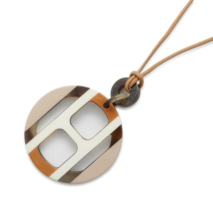 楽天市場】エルメス ネックレス Hエキップ Equipe バッファローホーン  