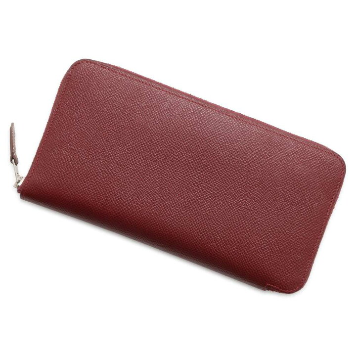 エルメス 長財布 アザップロング シルクイン ルージュアッシュ  