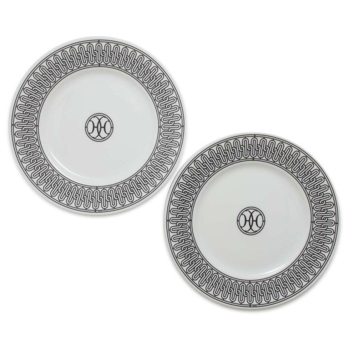 楽天市場】エルメス プレート Hデコ 2枚セット HERMES 食器 陶器 