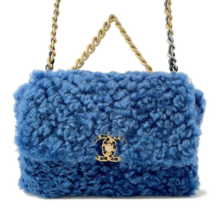 楽天市場】シャネル チェーンショルダーバッグ 19 ファー CHANEL  