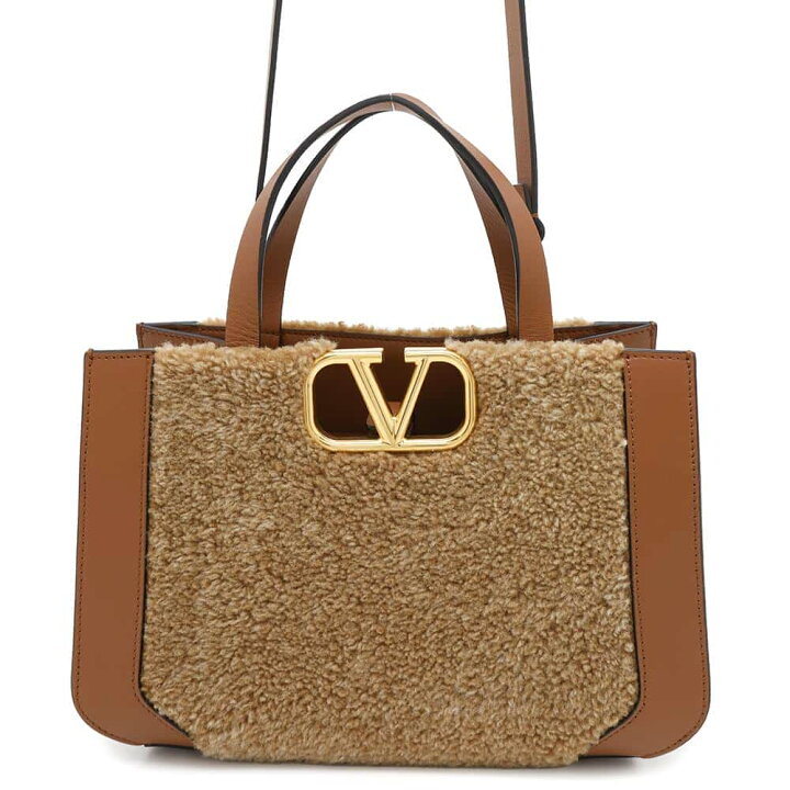 楽天市場】ヴァレンティノ・ガラヴァーニ ハンドバッグ Vロゴ ムートン  