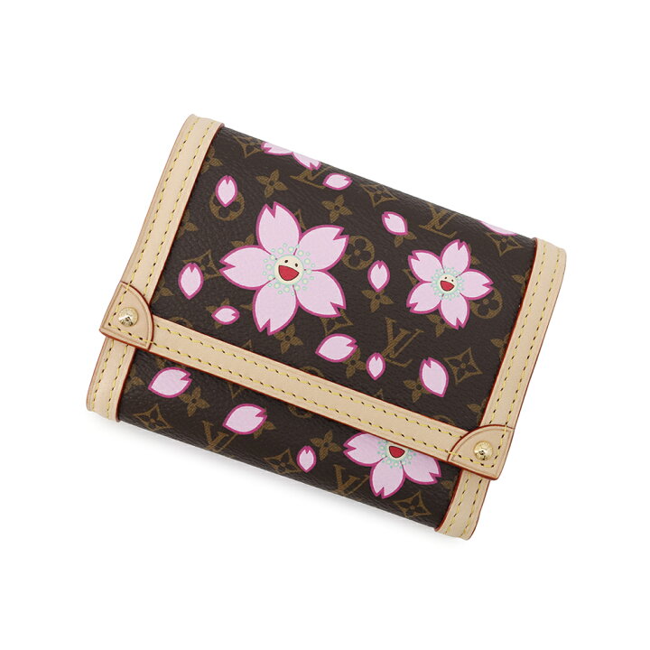 楽天市場】ルイヴィトン 三つ折り財布 モノグラム・チェリーブロッサム  