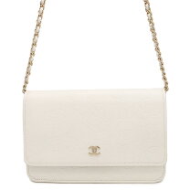 楽天市場】チェーンウォレット chanel 白の通販 
