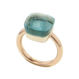 ポメラート リング ヌード マキシ ブルートパーズ K18PG/K18WG リングサイズ51 PAB2010-O6000-000OY 指輪 【安心保証】 【中古】 ポメラート ヌード・マキシ ブルートパーズ Pomellato ピンクゴールド ホワイトゴールド 中古