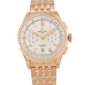 ブライトリング プレミエ B01 クロノグラフ RB0145371G1R1 BREITLING 腕時計 クリーム文字盤 【中古】 ブライトリング プレミエ BREITLING ブライトリング 中古