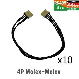 Robot Cable-4P(Molex-Molex) 180mm 10{