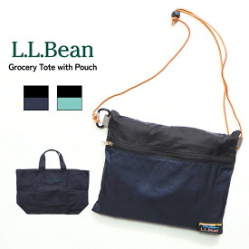 L.L.Bean エルエルビーン グローサリートート ウィズ ポーチ トートバッグ ショルダー ショルダーバッグ ( 513621 ) バッグ かばん カバン 鞄 キャンバストート 買い物かばん 手さげ 肩掛け 斜め掛け アウトドア メンズ レディース カジュアル アメカジ ブランド