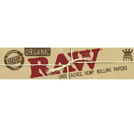 【RAW ORGANIC HEMP】King Size Slim オーガニック・シリーズ/無添加 /手巻きタバコ/巻紙/喫煙具