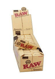 【RAW・喫煙具・PAPER・巻紙】RAW PAPER CONNOISSEUR PAPERS 11/4 ＋ TIPS Pre Rolled-ロウペーパー