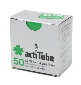 1【Tuneフィルター】 actitube SLIM(アクティチューブスリム)活性炭フィルター 50本入
