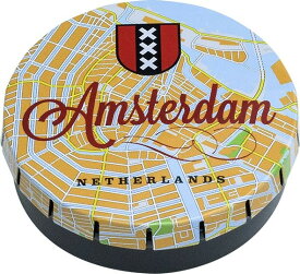 (喫煙具 巻きたばこ)アムステルダム 丸缶ケース (喫煙具・手巻きたばこ用品)
