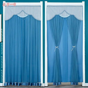 500円OFFクーポン レース フリル 2重のれん 姫系 レイヤード タッセル付き 北欧 目隠し 間仕切り ロング カーテン 半遮光 和風 四季兼用 キッチン リビング 玄関 出入り口 洗面所 部屋 カフェ